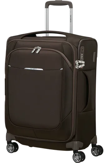 Mala de Cabine 55cm Expansível 4 Rodas Castanho Café