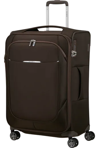 Mala de Viagem Média 67cm Expansível 4 Rodas Castanho Café