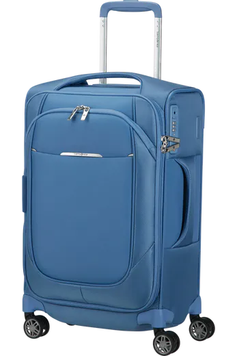 Mala de Cabine 55x35cm Expansível 4 Rodas Azul
