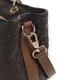 Liu Jo | Mala Tote Listada Pequena Castanho Escuro | Misscath