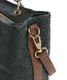 Liu Jo | Mala Tote Listada Pequena Verde Escuro | Misscath