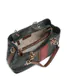Liu Jo | Mala Tote Listada Pequena Verde Escuro | Misscath