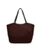 Liu Jo | Mala Tote Grande Logo Castanho Escuro | Misscath