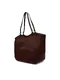 Liu Jo | Mala Tote Grande Logo Castanho Escuro | Misscath