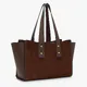 Tous | Mala de Ombro Grande City Back To Basics Castanho Escuro | MISSCATH