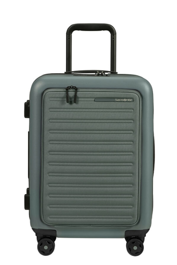 Mala de Cabine 55cm Expansível c/ Acesso Frontal Verde - Mala de Cabine 55cm Expansível c/ Acesso Frontal Verde - StackD | Samsonite