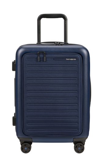 Mala de Cabine 55cm Expansível c/ Acesso Frontal Azul Marinho - Mala de Cabine 55cm Expansível c/ Acesso Frontal Azul Marinho - StackD | Samsonite