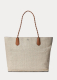 LG Twist Mala Shopper de Senhora Bege - Ralph Lauren | LG Twist Mala Shopper de Senhora Bege