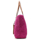 Straw Mala Shopper de Senhora em Palha Rosa - Ralph Lauren | Straw Mala Shopper de Senhora em Palha Rosa