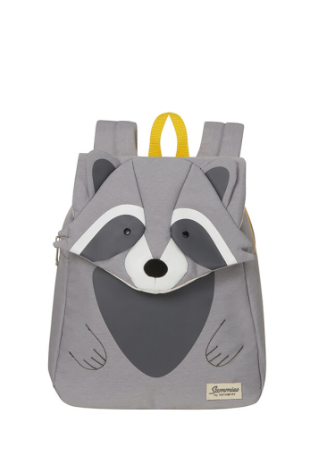 Mochila Infantil S Happy Sammies Eco Guaxinim Remy