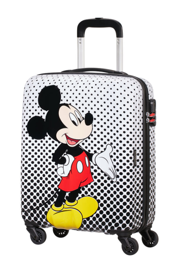 Mala de Cabine 55cm c/ 4 Rodas Mickey Mouse Polka Dots