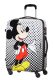 Mala de Viagem Média 65cm c/4 Rodas Mickey Mouse Polka Dots