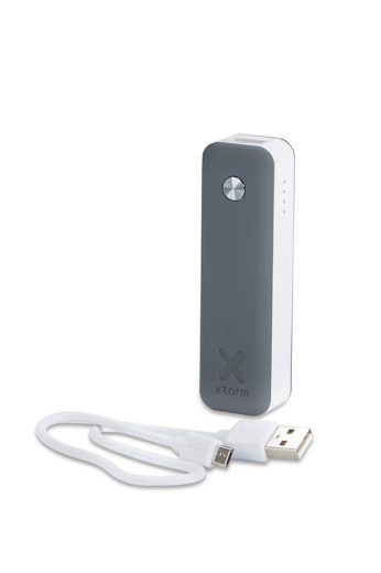 Powerbank 2.600mAH Cinzenta