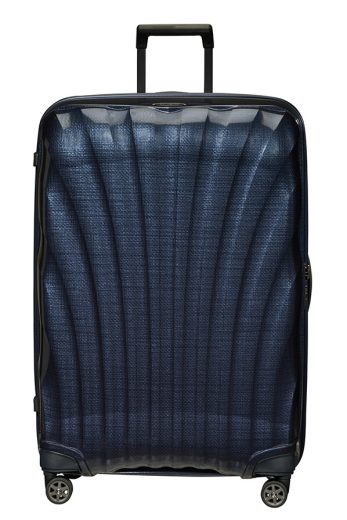 Mala de Viagem Extragrande C-Lite 81cm 4 Rodas Azul Meia-Noite - Samsonite | Mala de Viagem Extragrande C-Lite 81cm 4 Rodas Azul Meia-Noite | Misscath