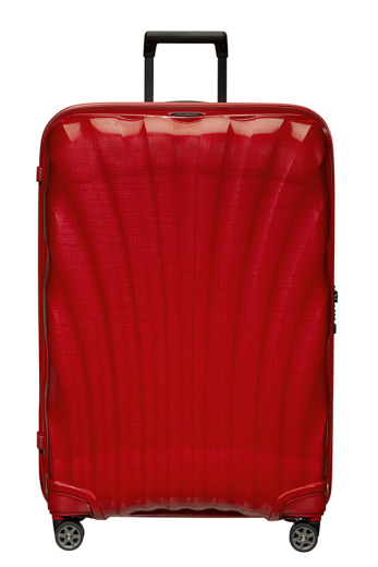 Mala de Viagem Extragrande C-Lite 81cm 4 Rodas Vermelho Chili