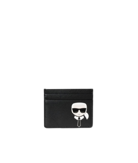 Porta-Cartões Ikonic Preto - Karl Lagerfeld | Porta-Cartões Ikonic Preto | Misscath