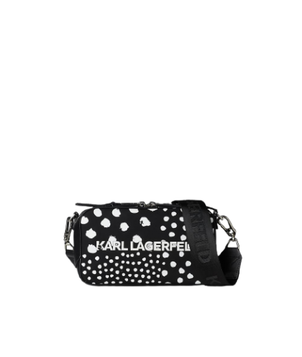 Mala Tiracolo Skuare Dots Preta - Karl Lagerfeld | Mala Tiracolo Skuare Dots Preta | Misscath