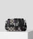 Mala Tiracolo Saddle Monogram Multicor - Karl Lagerfeld | Mala Tiracolo Saddle Monogram Multicor | Misscath