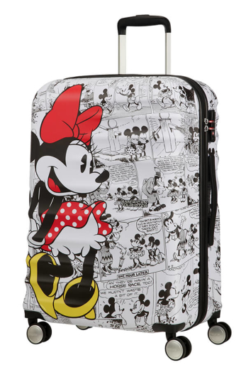 Mala de Viagem Média 67cm 4 Rodas Wavebreaker Disney Minnie Comics White - MISSCATH