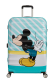 Mala de Viagem Grande 77cm 4 Rodas Wavebreaker Disney Beijo do Mickey Azul - MISSCATH