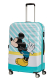 Mala de Viagem Grande 77cm 4 Rodas Wavebreaker Disney Beijo do Mickey Azul - MISSCATH