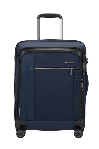 Mala de Cabine Spectrolite 3.0 Trvl 55cm 4 Rodas Expansível Azul Escuro  - Samsonite | Mala de Cabine Spectrolite 3.0 Trvl 55cm 4 Rodas Expansível Azul Escuro | Misscath