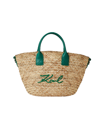 Mala Mão Signature Basket Verde - Karl Lagerfeld | Mala Mão Signature Basket Verde | Misscath