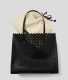 Mala Shopper Skuare Perforated Preta - Karl Lagerfeld | Mala Shopper Skuare Perforated Preta | Misscath