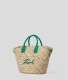 Mala Mão Signature Basket Verde - Karl Lagerfeld | Mala Mão Signature Basket Verde | Misscath