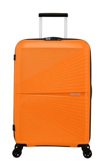Mala de Viagem Superleve Média 67cm 4 Rodas Manga Laranja
