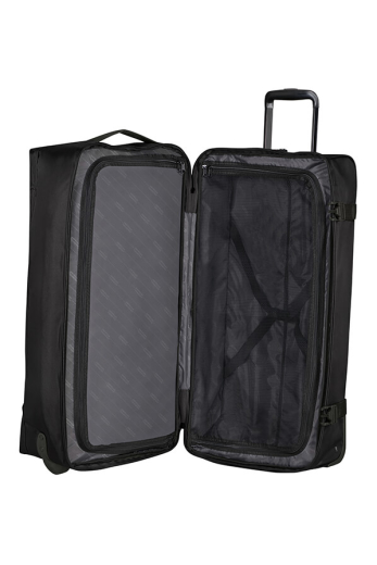 Saco de Viagem Grande 79cm 2 Rodas Preto Asfalto