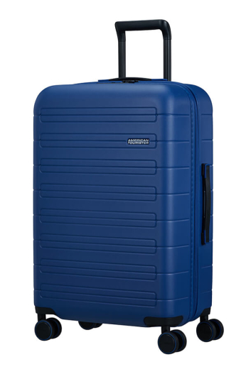 Mala de Viagem Média 67cm NovaStream Expansível 4 Rodas Azul Marinho - American Tourister | Mala de Viagem Média 67cm NovaStream Expansível 4 Rodas Azul Marinho | Misscath