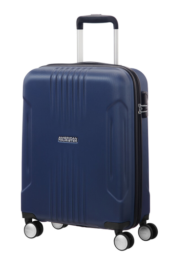 Mala de Cabine 55cm Tracklite 4 Rodas  Azul Escuro - American Tourister | Mala de Cabine 55cm Tracklite 4 Rodas  Azul Escuro | Misscath