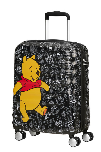 Mala de Cabine 55cm 4 Rodas WaveBreaker Disney Winnie The Pooh - American Tourister | Mala de Cabine 55cm 4 Rodas WaveBreaker Disney Winnie The Pooh | Misscath