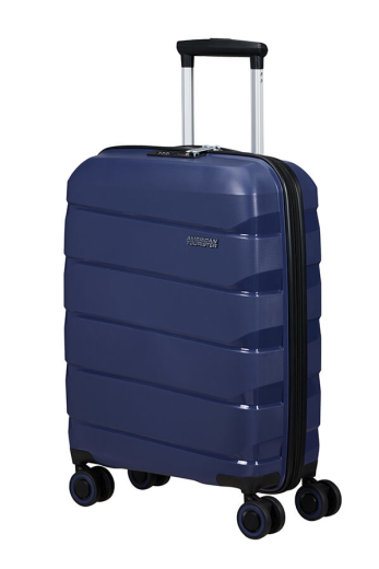 Mala de Cabine 55cm 4 Rodas Air Move Azul Meia-Noite - American Tourister | Mala de Cabine 55cm 4 Rodas Air Move Azul Meia-Noite | Misscath