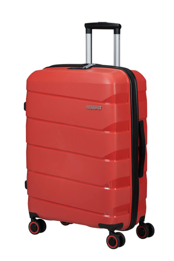 Mala de Viagem Média 66cm 4 Rodas Air Move Vermelho Coral - American Tourister | Mala de Viagem Média 66cm 4 Rodas Air Move Vermelho Coral | Misscath